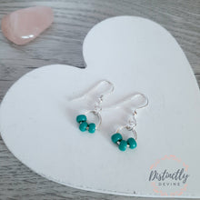 Load image into Gallery viewer, Beaded Drop Earrings in Turquoise
