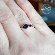 Load image into Gallery viewer, Memorial | Tear Drop &amp; Birthstone Ring
